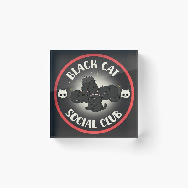 Item preview, Black cat social club designed and sold by Freecheese.