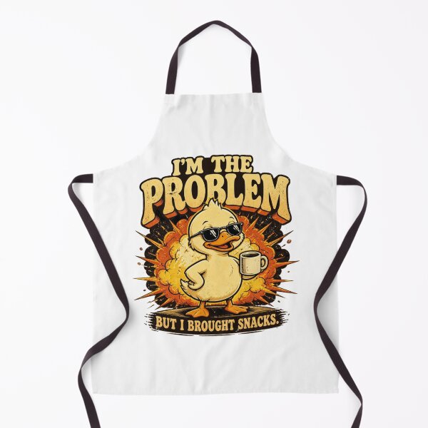 Item preview, I'm The Problem But I Brought Snacks Funny Duck Vintage Graphic T-Shirt designed and sold by Cavalier-org.