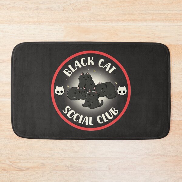 Item preview, Black cat social club designed and sold by Freecheese.
