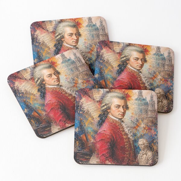 Item preview, Wolfgang Mozart, Austrian composer painting. designed and sold by GalleryKauffeld.