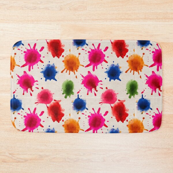 Item preview, Watercolor Splatters On Textured Paper Background designed and sold by igraphixart.