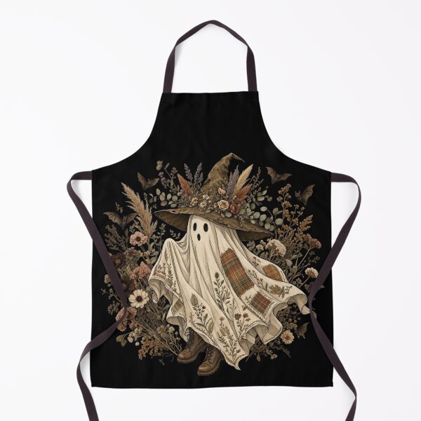 Item preview, Ghost Witch Spooky Boho Floral Cottagecore Halloween designed and sold by CF_VintageDesign.