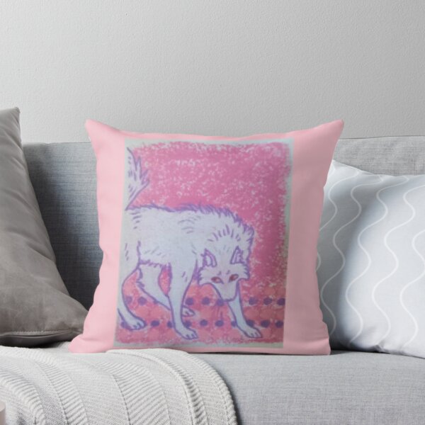 Item preview, Pink Prowling Wolf designed and sold by FaunaCanvas.
