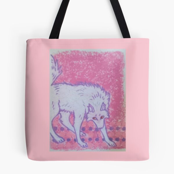 Item preview, Pink Prowling Wolf designed and sold by FaunaCanvas.