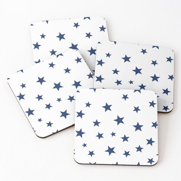 Item preview, Classic Navy Blue Stars Seamless Pattern | Patriotic Minimalist Star Print | Fourth of July | USA Americana | Red White Blue Fabric Style designed and sold by LinaDesign Store.