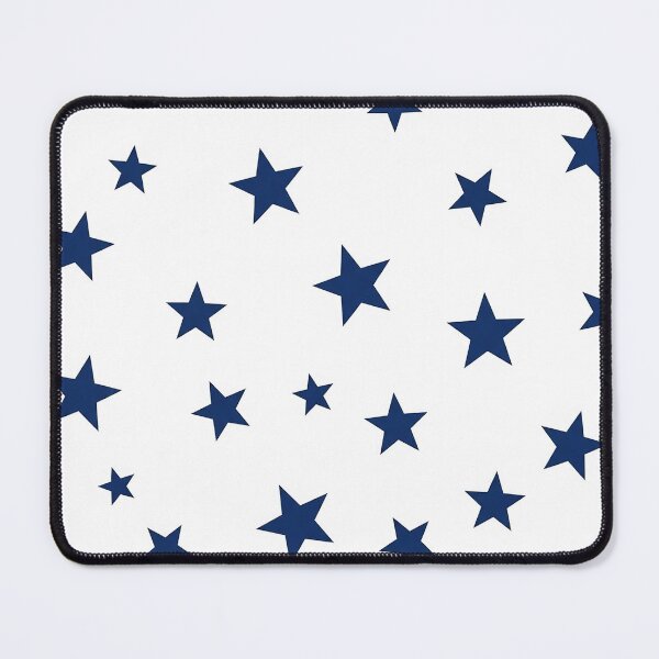 Item preview, Classic Navy Blue Stars Seamless Pattern | Patriotic Minimalist Star Print | Fourth of July | USA Americana | Red White Blue Fabric Style designed and sold by LinaDesign Store.