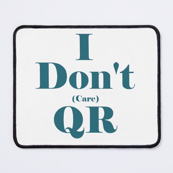 Item preview, I Don't Care Blue designed and sold by MikkySketch.