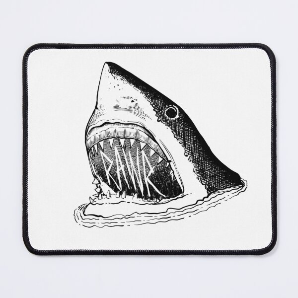 Item preview, Shark rawr line art sketch  designed and sold by midsketcher.