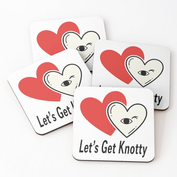 Item preview, Lets Get Knotty Winking Hearts Valentine Humor designed and sold by Amir Faysal.