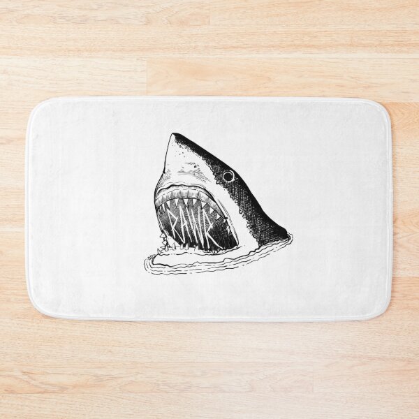 Item preview, Shark rawr line art sketch  designed and sold by midsketcher.