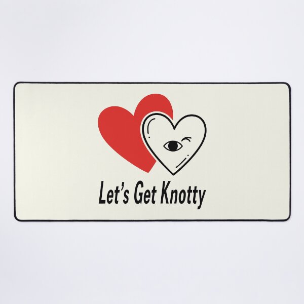 Item preview, Lets Get Knotty Winking Hearts Valentine Humor designed and sold by Amir Faysal.