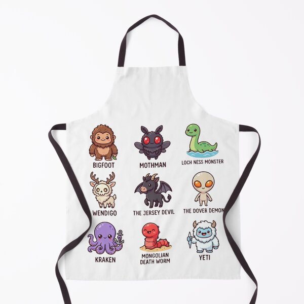 Item preview, Cute Cryptid Kawaii Icons designed and sold by redsharkuk.