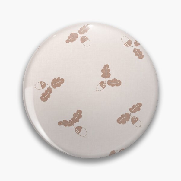 Item preview, Minimal Acorn Oak Leaf Woodland Toss Soft Blush designed and sold by RenattaZare.