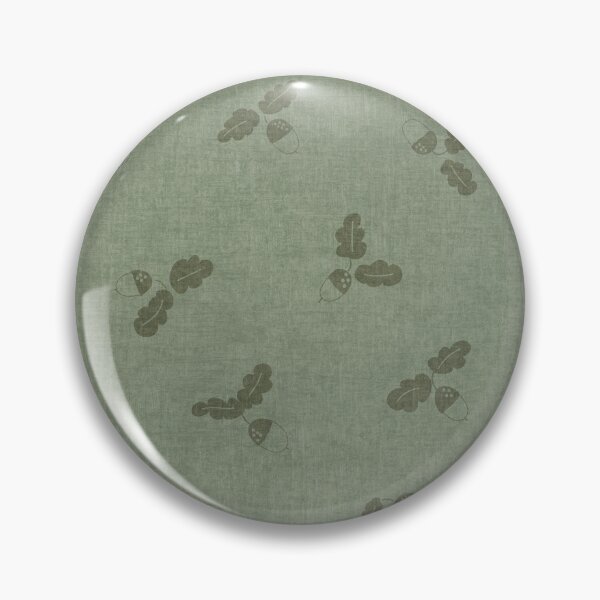 Item preview, Minimal Acorn Oak Leaf Woodland Toss Sage Green designed and sold by RenattaZare.