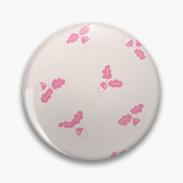 Item preview, Minimal Acorn Oak Leaf Woodland Toss Blush Pink designed and sold by RenattaZare.