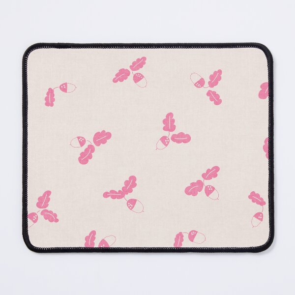 Item preview, Minimal Acorn Oak Leaf Woodland Toss Blush Pink designed and sold by RenattaZare.