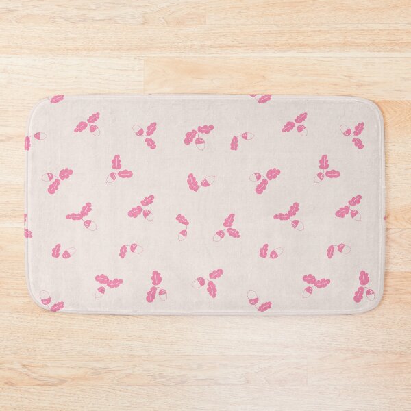 Item preview, Minimal Acorn Oak Leaf Woodland Toss Blush Pink designed and sold by RenattaZare.