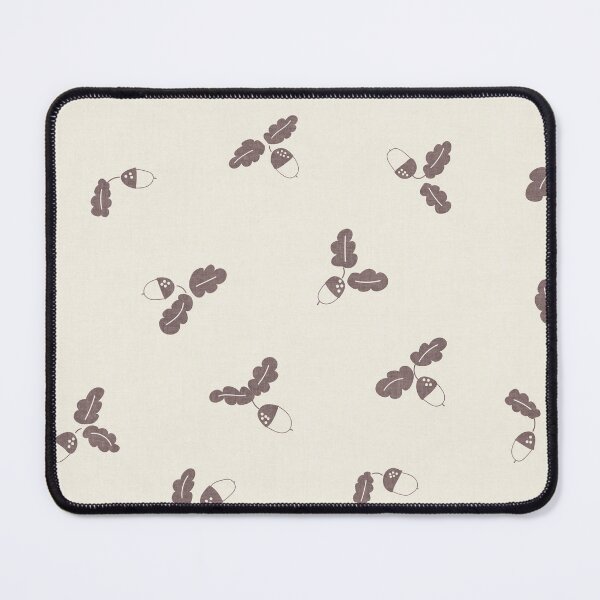 Item preview, Minimal Acorn Oak Leaf Woodland Toss Mocha Brown designed and sold by RenattaZare.
