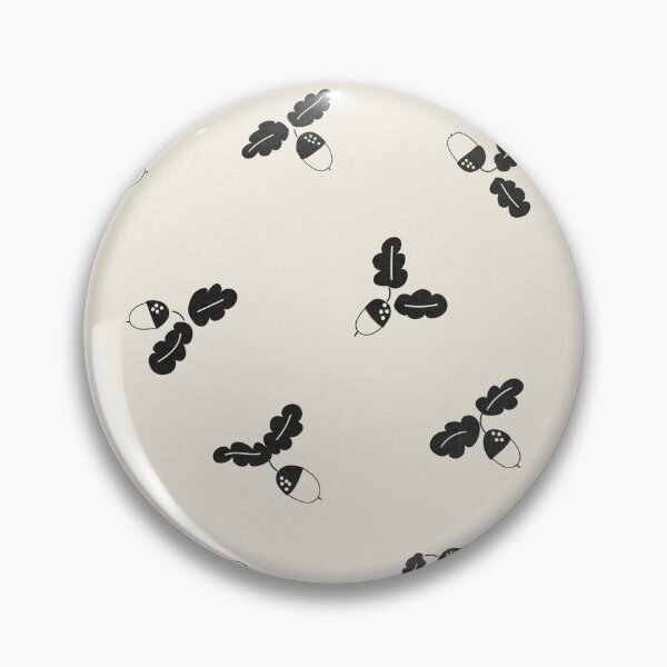 Item preview, Minimal Acorn Oak Leaf Woodland Toss Soft Ivory designed and sold by RenattaZare.