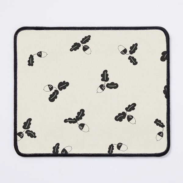 Item preview, Minimal Acorn Oak Leaf Woodland Toss Soft Ivory designed and sold by RenattaZare.
