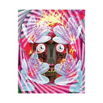 Artwork thumbnail, Abstract Neon Geometry by VisionPsyche