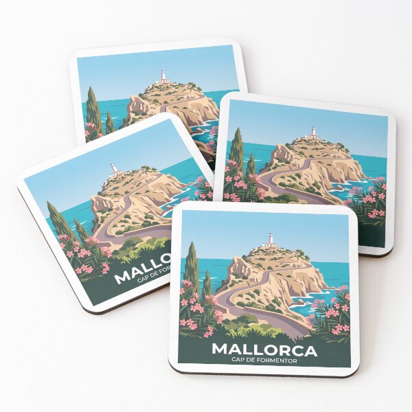 Item preview, Cap de Formentor Mallorca Retro Travel Poster designed and sold by MavtM.