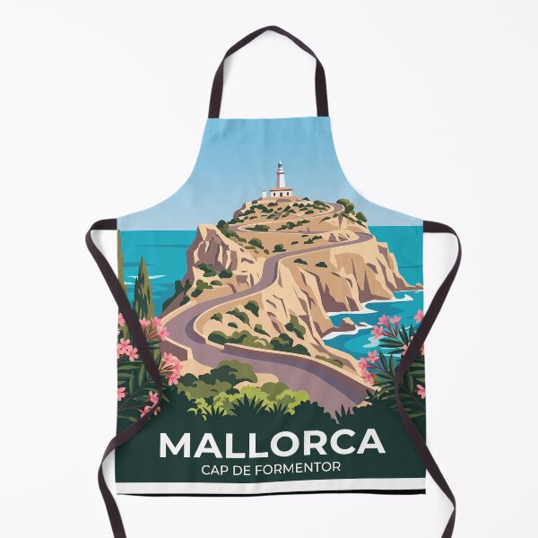 Item preview, Cap de Formentor Mallorca Retro Travel Poster designed and sold by MavtM.