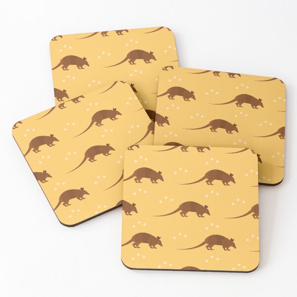 Item preview, Armadillos on yellow designed and sold by reneesillus.