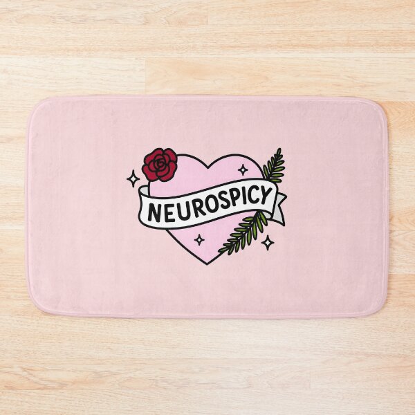 Item preview, Neurospicy ADHD Autistic Neurodivergent Funny Retro Typography Design designed and sold by ronakris009.