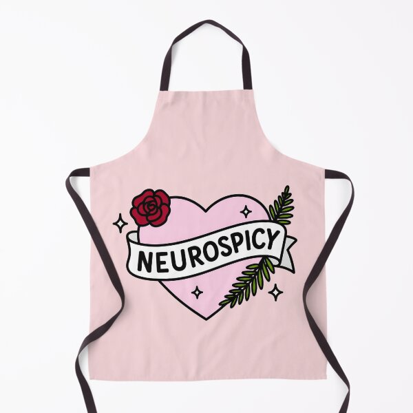Item preview, Neurospicy ADHD Autistic Neurodivergent Funny Retro Typography Design designed and sold by ronakris009.