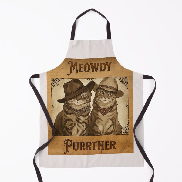 Item preview, Meowdy Purrtner designed and sold by CuriositiesEnd.