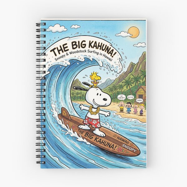 Item preview, The Big Kahuna Snoopy Hawaii Surfing Adventure designed and sold by N0WUC1.