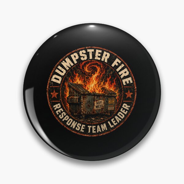 Item preview, Dumpster Fire Response Team Leader Hot Mess Manager Humorous Sarcastic Gift designed and sold by HumansStuck12.