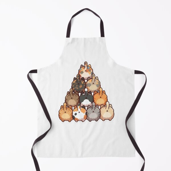 Item preview, Cute Fluffy Cat Butt Pyramid designed and sold by dudelinart.
