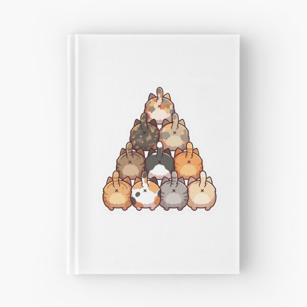 Item preview, Cute Fluffy Cat Butt Pyramid designed and sold by dudelinart.