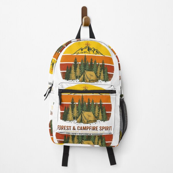 Item preview, Retro Forest Campfire Spirit - Vintage Outdoor Gear Co. Design designed and sold by Gabe1983.