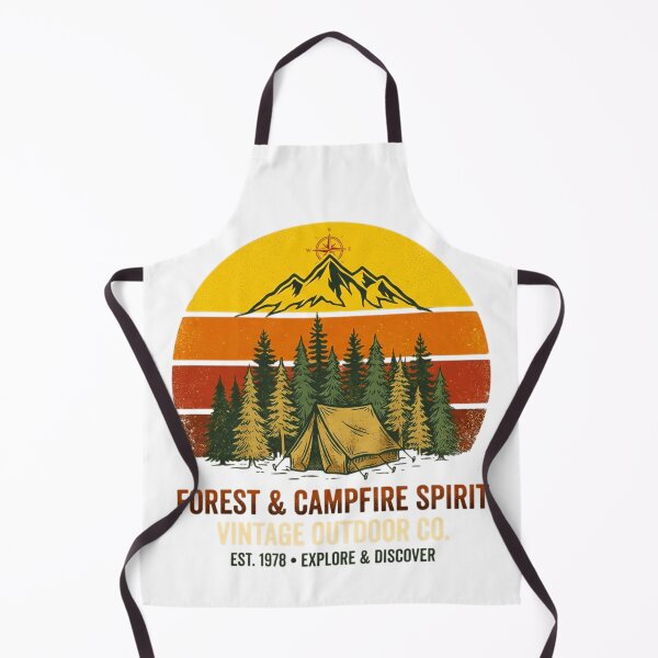 Item preview, Retro Forest Campfire Spirit - Vintage Outdoor Gear Co. Design designed and sold by GabeMountainArt.