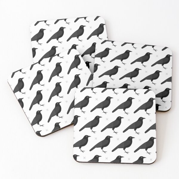 Item preview, Rooks on white designed and sold by reneesillus.