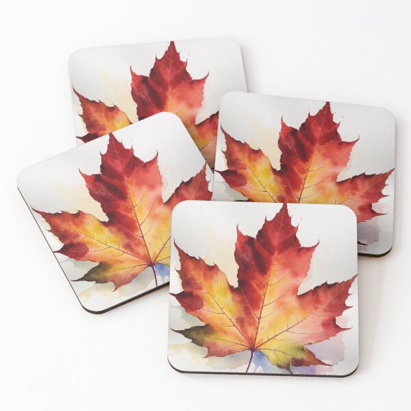 Item preview, Autumn Maple Leaf Watercolor - Fall Botanical Art designed and sold by Darlin8888.
