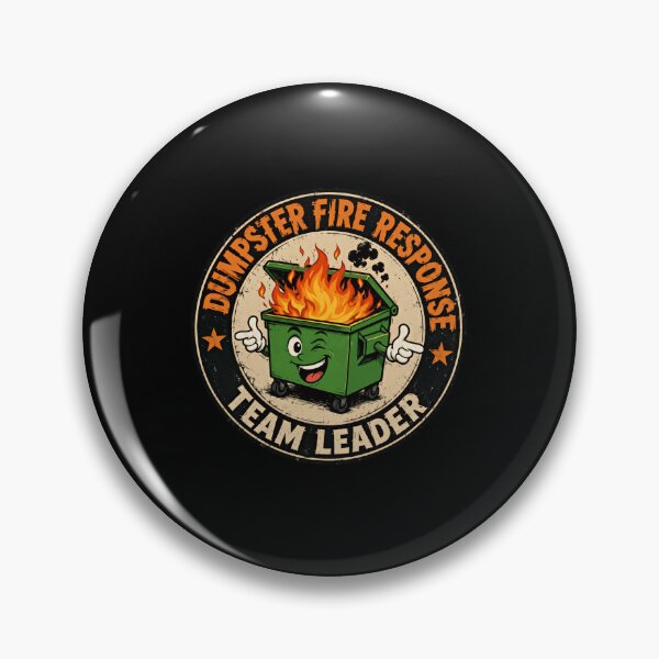 Item preview, Dumpster Fire Response Team Leader Funny Manager Leadership Office Humor designed and sold by HumansStuck12.