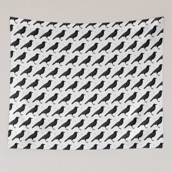 Item preview, Rooks on white designed and sold by reneesillus.