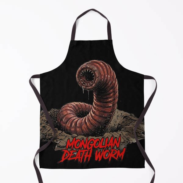 Item preview, Mongolian Death Worm Cryptid Horror Art designed and sold by redsharkuk.