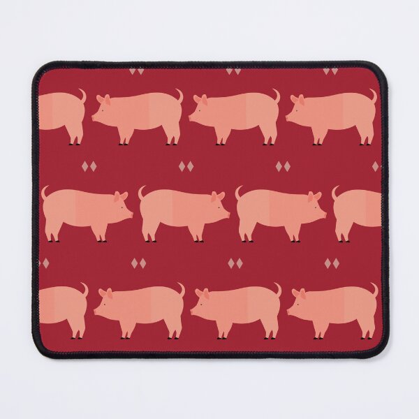 Item preview, Pigs on red designed and sold by reneesillus.