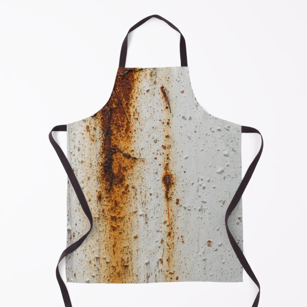 Item preview, Rayas de óxido industriales vintage sobre metal blanco designed and sold by The Rust Lab.
