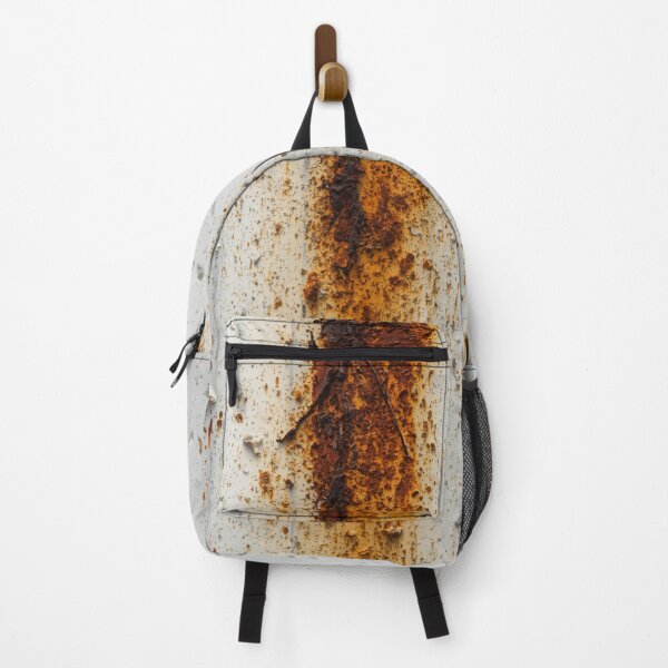 Item preview, Vintage Industrial Rust Streaks on White Metal designed and sold by The Rust Lab.
