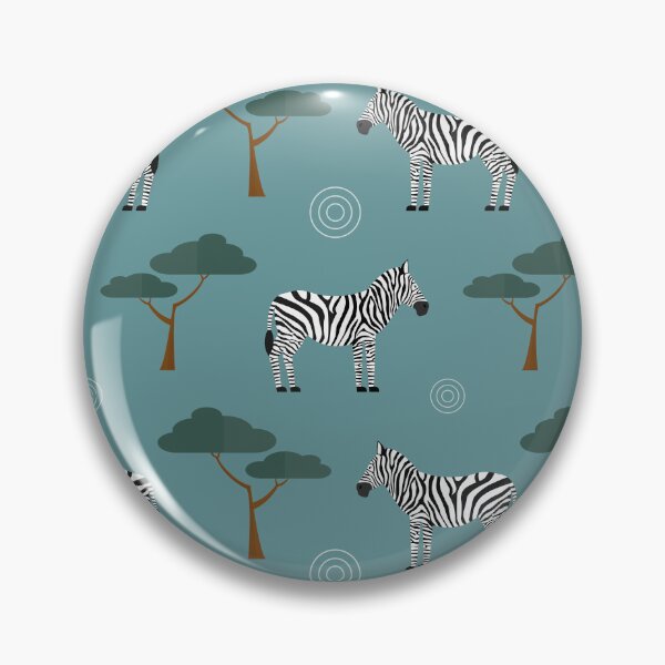 Item preview, Zebras on blue designed and sold by reneesillus.