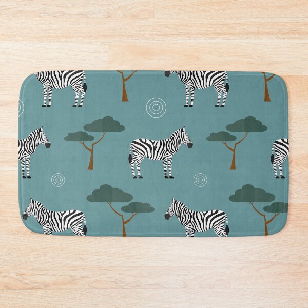 Item preview, Zebras on blue designed and sold by reneesillus.