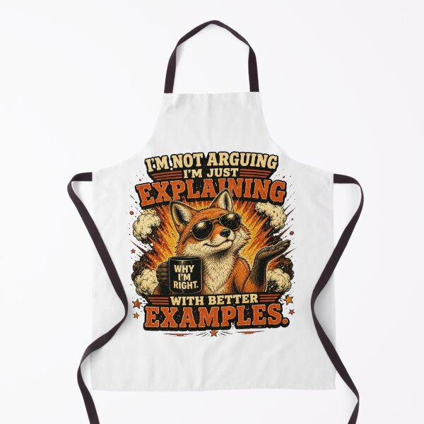 Item preview, I'm Not Arguing I'm Just Explaining With Better Examples Funny Fox Vintage T-Shirt designed and sold by Cavalier-org.