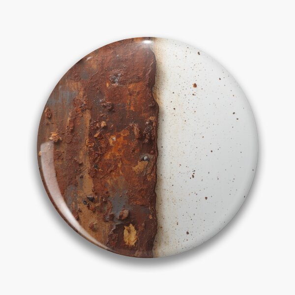 Item preview, Heavy Crusty Iron Rust and White Minimalist Space designed and sold by The Rust Lab.