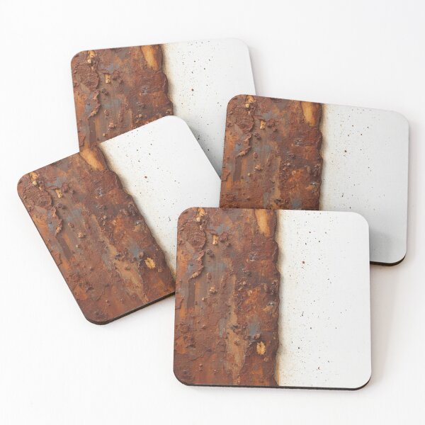 Item preview, Heavy Crusty Iron Rust and White Minimalist Space designed and sold by The Rust Lab.